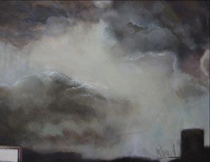 Peinture personnelle tableau "nuages" Labrat Art Painting